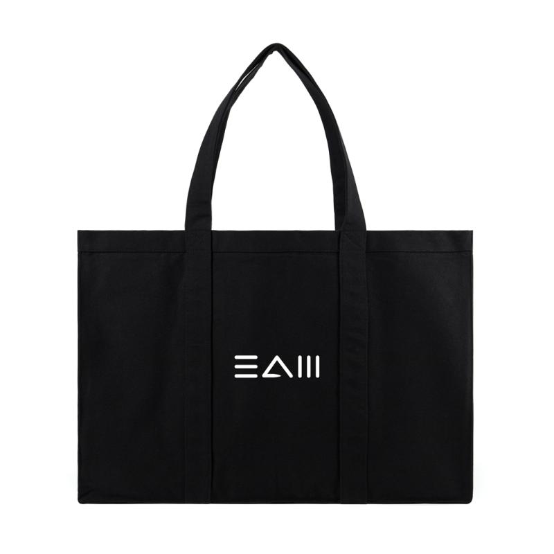 Maxi tote bag VINGA Hilo z recykl. canvas AWARE™ čierna 3