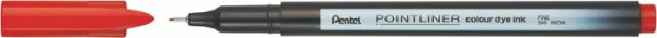 Liner, 0,4 mm, PENTEL "Pointliner", červený 2