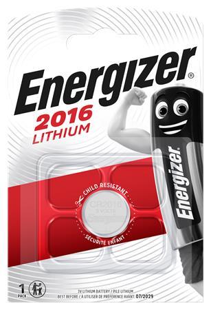 Gombíková batéria, CR2016, 1 ks, ENERGIZER