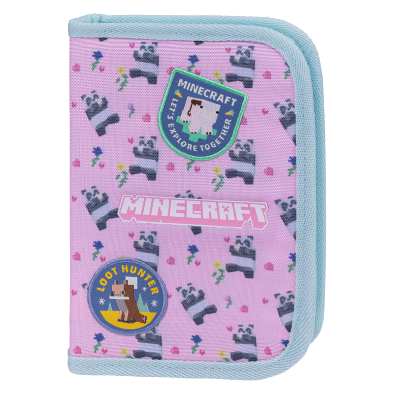 BAAGL SADA 3 Airy Minecraft Panda: batoh, peračník, vrecko 13