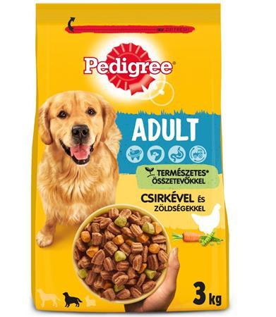 Krmivo pre psy, suché krmivo, 3 kg, PEDIGREE, kuracie a zelenina