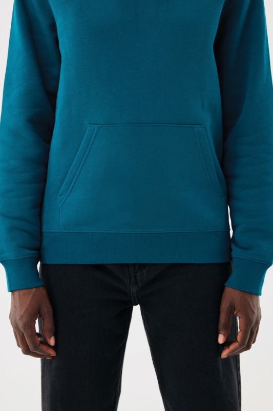 IQONIQ Joshua Unisex mikina s kapucňou z rec. bavlny dark teal XXXL 16