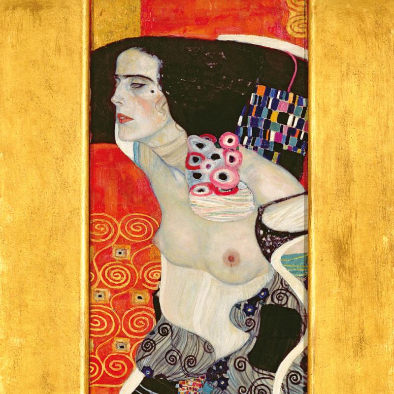 NOTIQUE Poznámkový kalendár Gustav Klimt 2025, 30 x 30 cm