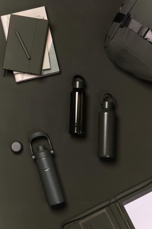 VINGA Baltimore trek RCS fľaša z rec. Nerez. ocele 600 ml zelená 13