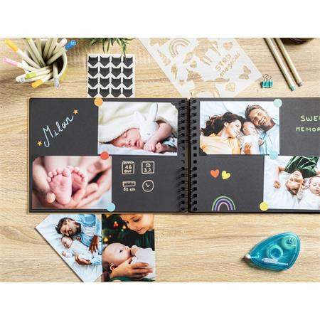 Scrapbook kreatívna sada, EXACOMPTA "Kraft" 7
