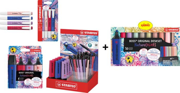 Písacie potreby, sada, STABILO "Wildflowers" 3