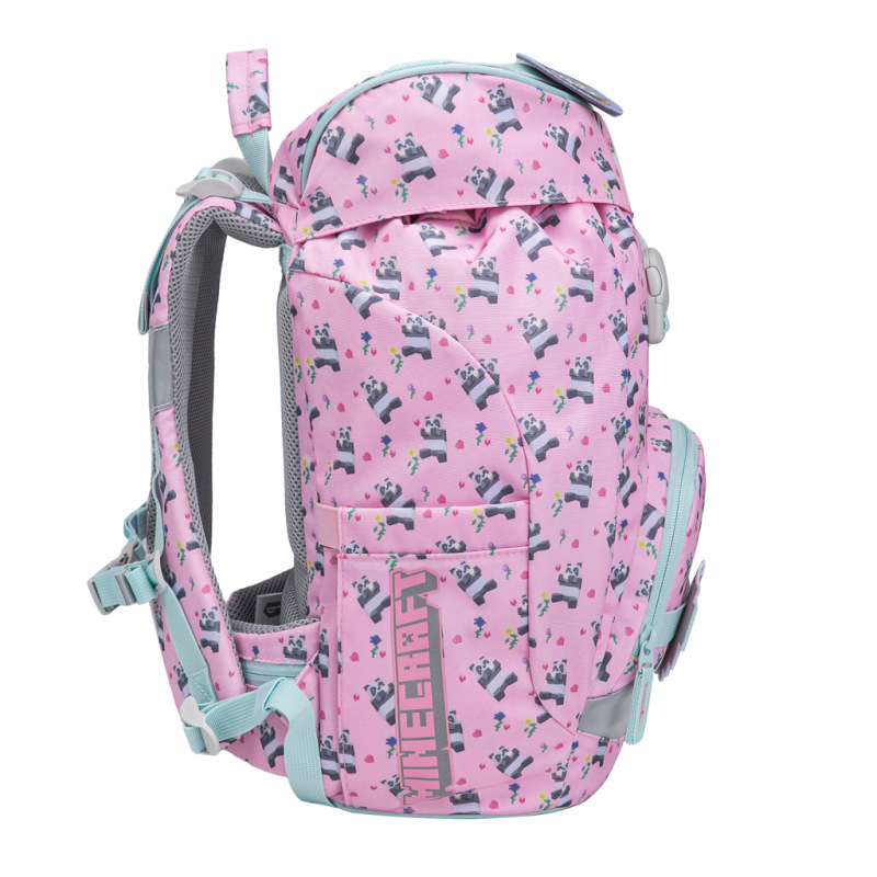 BAAGL SADA 3 Airy Minecraft Panda: batoh, peračník, vrecko 2