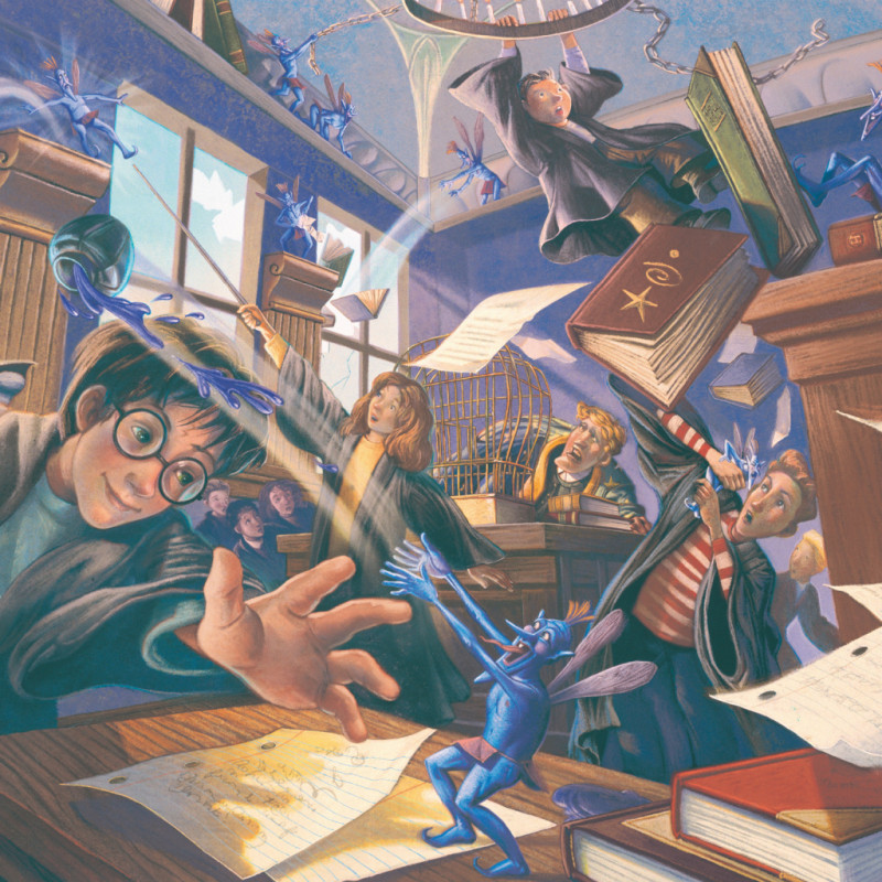 NOTIQUE Poznámkový kalendár Harry Potter 2026, 30 x 30 cm 6