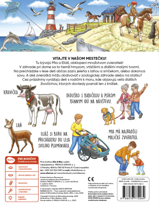 Na cesty – Veľká knižka ZVIERATKÁ – PRVÉ SLOVÁ 8