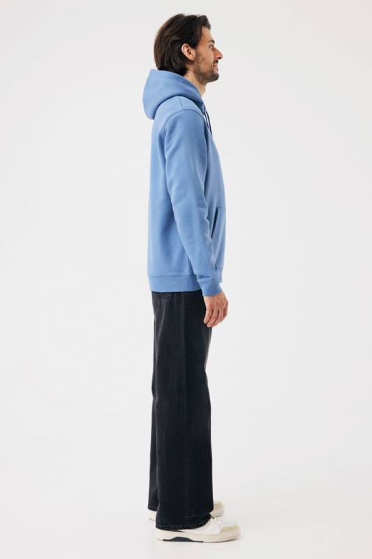 IQONIQ Joshua Unisex mikina s kapucňou z rec. bavlny moon blue L 13