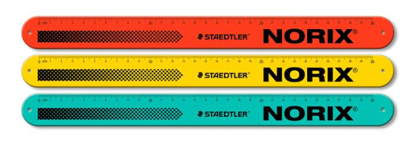 Pravítko, flexibilné, nacvakávacie, 30 cm, STAEDTLER, "Norix® 565" 6