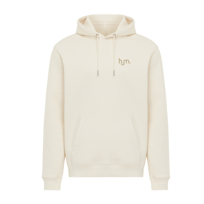 IQONIQ Joshua Unisex mikina s kapucňou z rec. bavlny natural raw XS 4