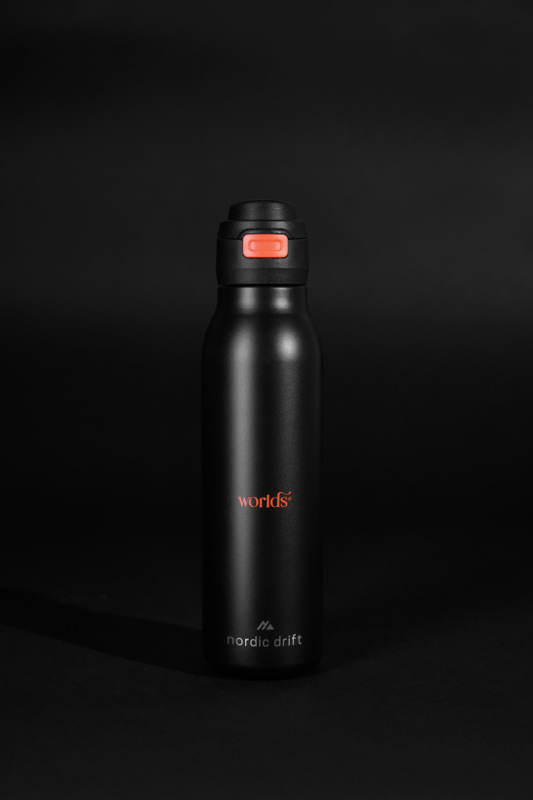 Nordic Drift Trail RCS Jednostenná fľaša na vodu 750 ml čierna 15