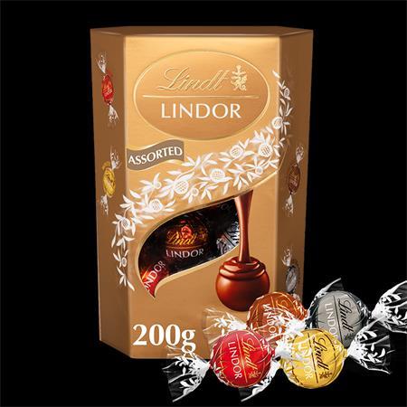 Dezert, 200 g, v darčekovej krabičke, LINDT "Lindor", mix príchutí