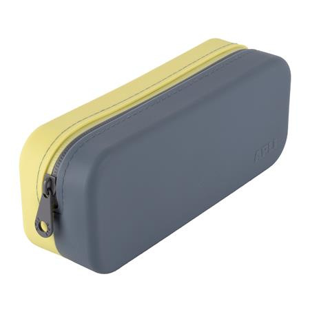 Peračník, displej, na zips, silikónové, dvojfarebné, APLI "Pastel", mix farieb 3