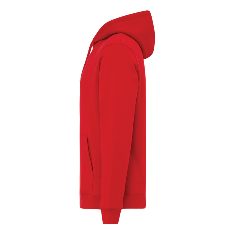 IQONIQ Joshua Unisex mikina s kapucňou z rec. bavlny červená XXS 2