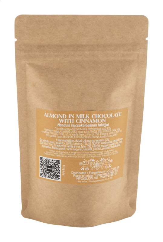 Cinnanut čokoláda, škorica, mandle, 70g 2
