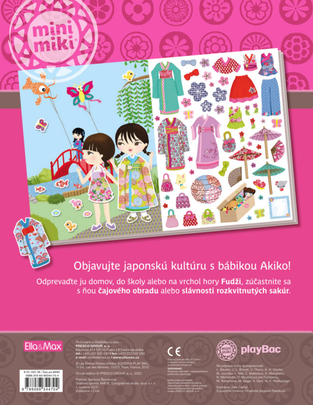 ŠATY PRE AKIKO ─ Kniha samolepiek 9