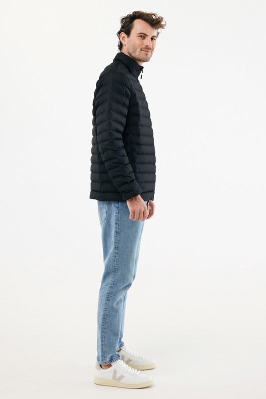 IQONIQ Maiko pánska prešívaná bunda z rec. polyesteru čierna XL 6