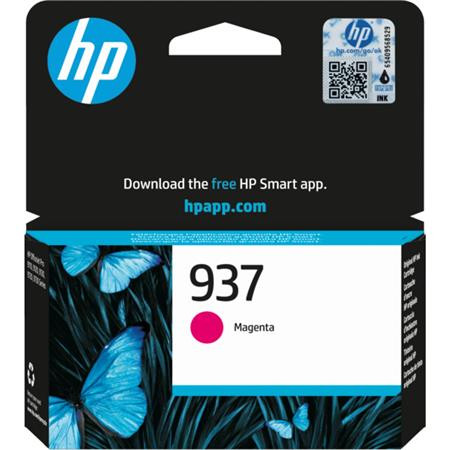 4S6W3NE Atramentová náplň pre tlačiarne OfficeJet Pro 9120e, 9130e, HP 937, magenta, 800 s 1