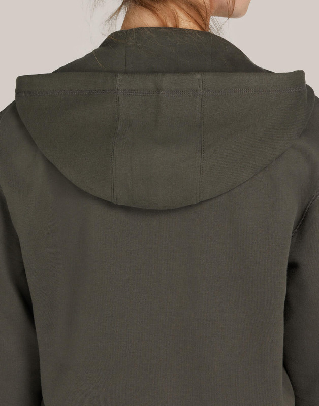 Signature Tagless Unisex mikina na zips s kapucňou 7