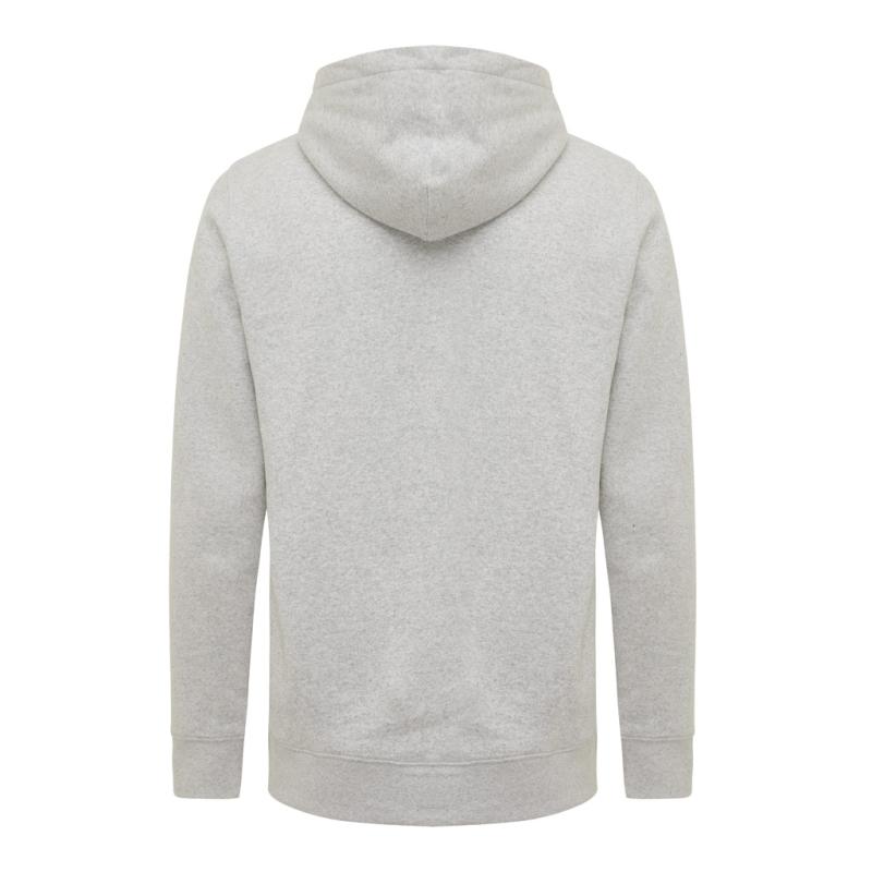 Mikina s bočnými vreckami Iqoniq Yengo z rec. bavlny light heather grey XXL 2