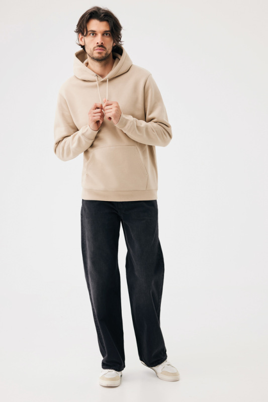 IQONIQ Joshua Unisex mikina s kapucňou z rec. bavlny desert XXXL 5