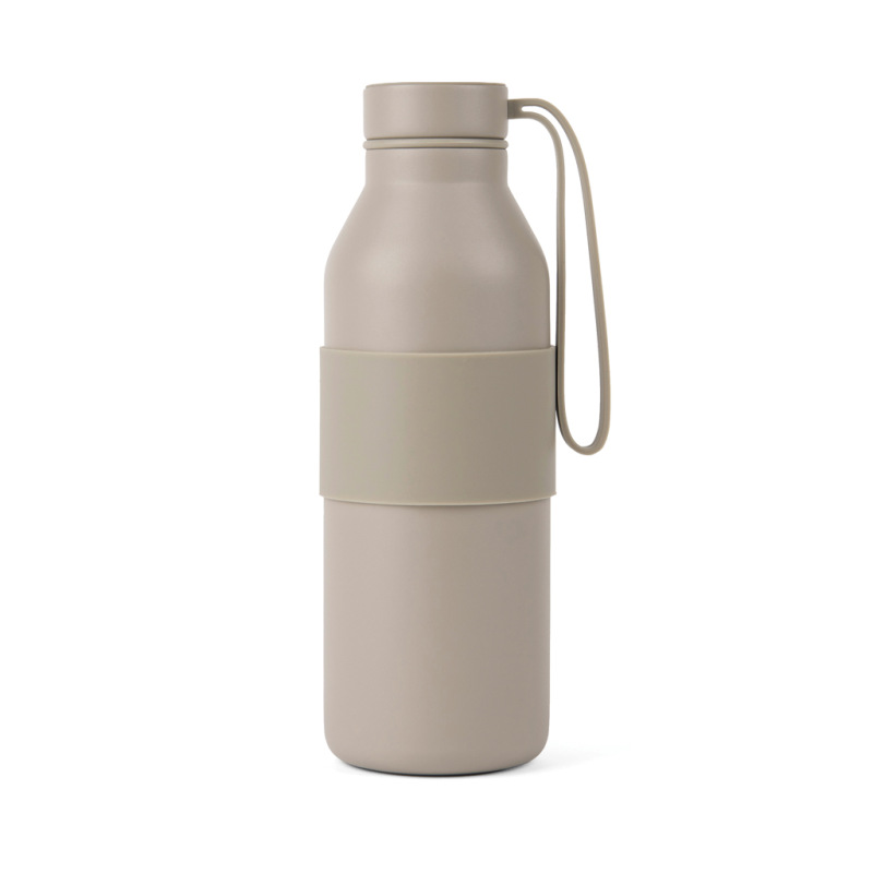 VINGA Niro RCS nerezová fľaša so silikónovým úchytom 500 ml béžová 1