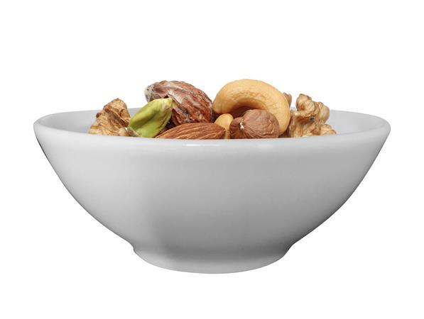 Miska na orechy a šaláty, ROTBERG, biela, 12,5 cm, 6 ks sada, "Basic"