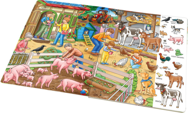 Na cesty – Veľká knižka ZVIERATKÁ – PRVÉ SLOVÁ 3