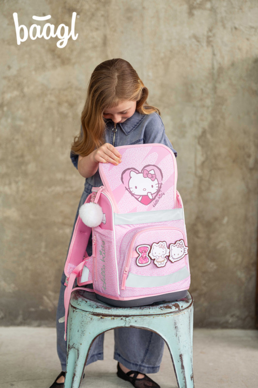 BAAGL SADA 3 Zippy Plus Hello Kitty Sweet Leopard: aktovka, peračník, vrecko GRS 11