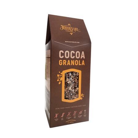 HESTERS LIFE Granola, 320 g, HESTER`S LIFE, kakaová