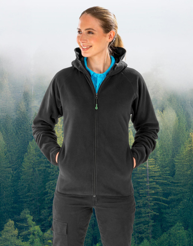 Bunda s kapucňou Recycled Microfleece 1