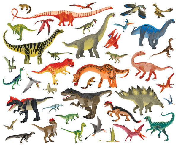 Čítaj a nalepuj – MEDZI DINOSAURAMI, kniha se samolepkami 2