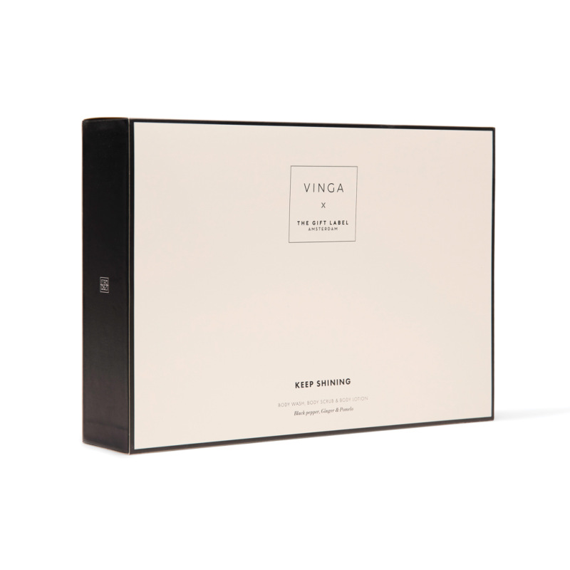 VINGA x TGL darčeková sada starostlivosti o telo biela 4