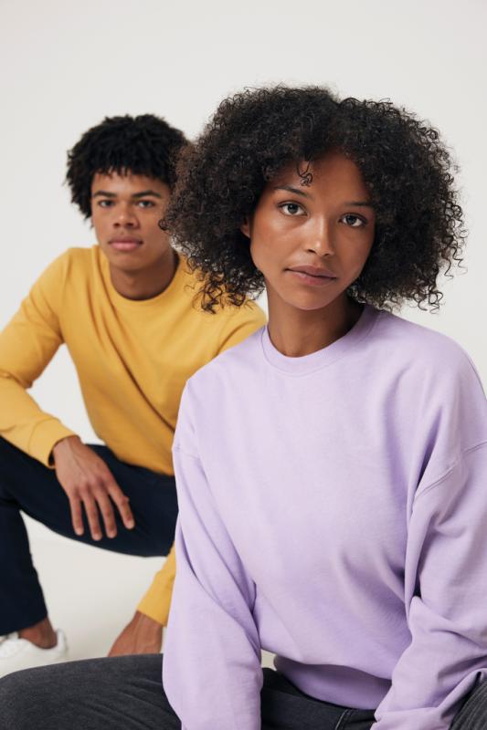 Mikina IQONIQ Zion z recykl. bavlny ochre yellow XXS 16