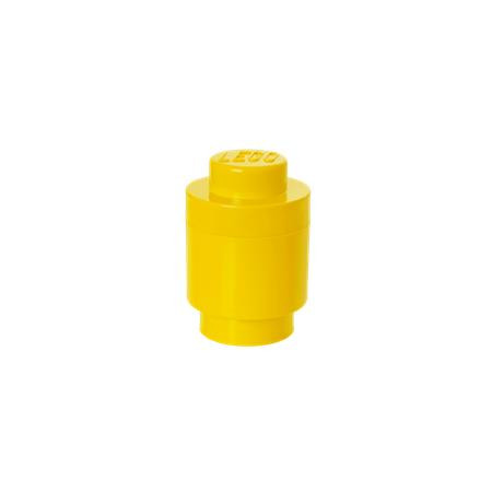 Úložný box, valcovitý, LEGO, žltý 1