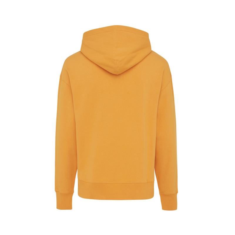 Mikina s kapucňou Iqoniq Yoho relaxed fit z recykl. bavlny sundial orange L 2