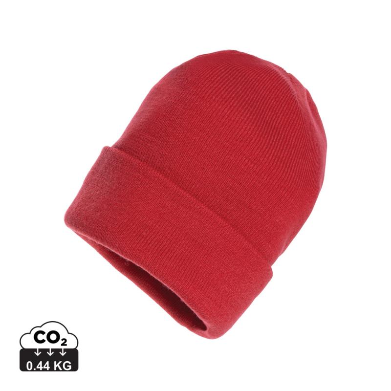 Beanie čapica Impact z Polylana® AWARE™ luscious red