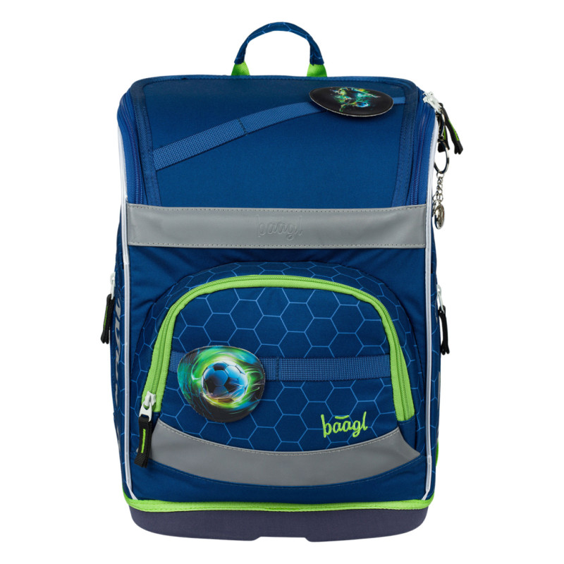 BAAGL Školská aktovka Zippy Plus Futbalová lopta