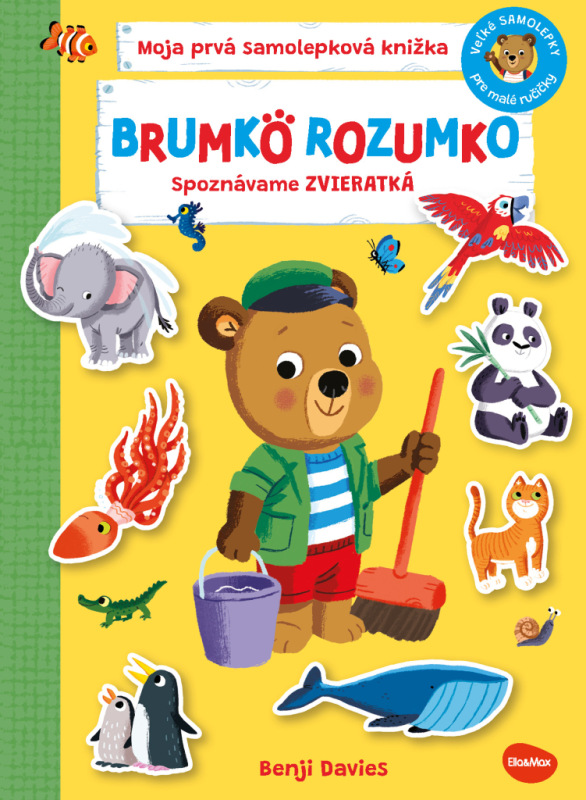 BRUMKO ROZUMKO: SPOZNÁVAME ZVIERATKÁ – Samolepková knižka 4