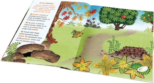 KRTKO a JESEŇ ─ Kniha samolepiek 2