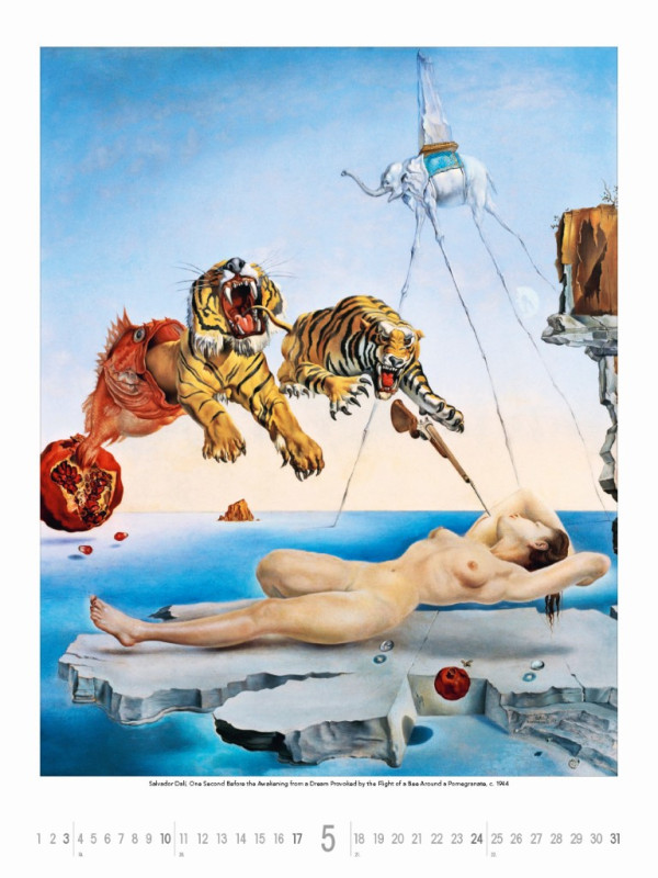 Nástenný kalendár Salvador Dalí 2026 5