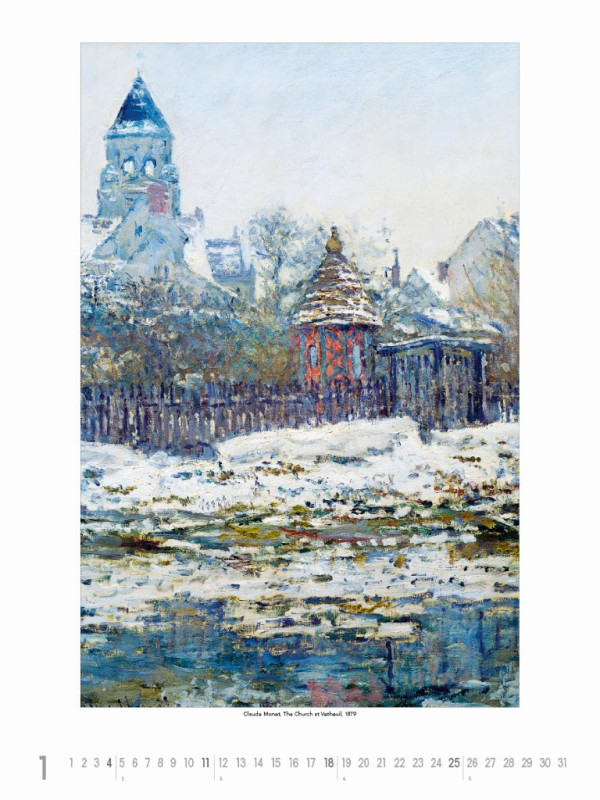 Nástenný kalendár Claude Monet 2026 2