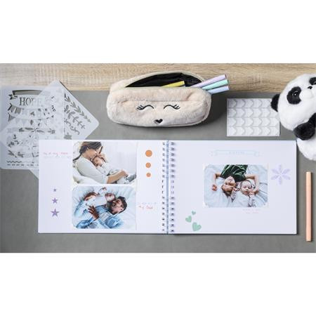 Scrapbook kreatívna sada, EXACOMPTA, pastelová žltá 7