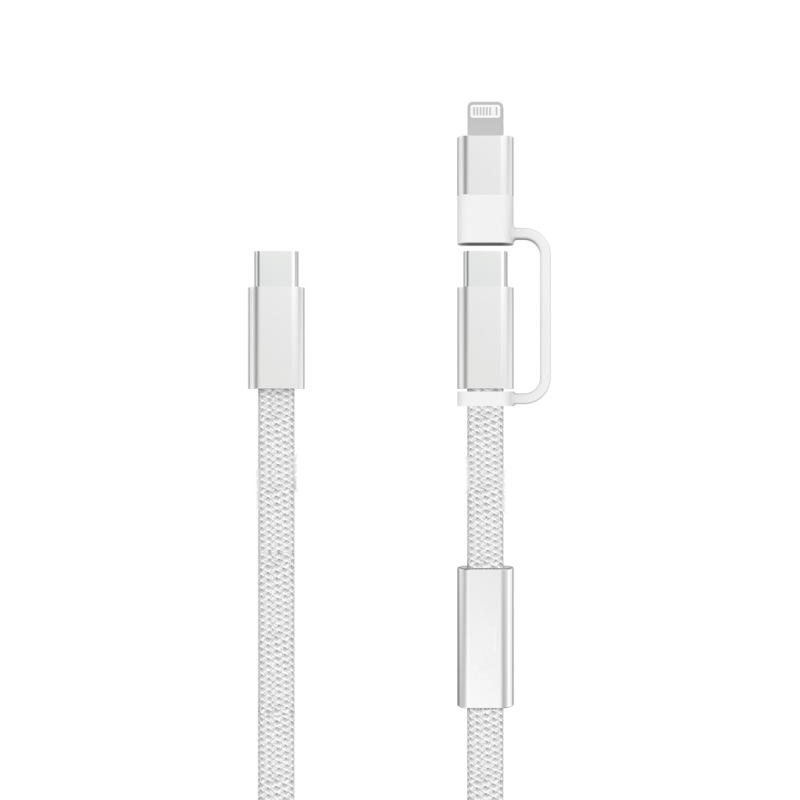 Arc RCS 60W 120 cm 2 v 1 rýchlonabíjací kábel sivá