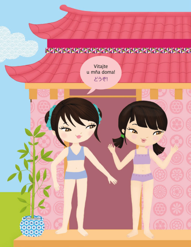 ŠATY PRE AKIKO ─ Kniha samolepiek 1