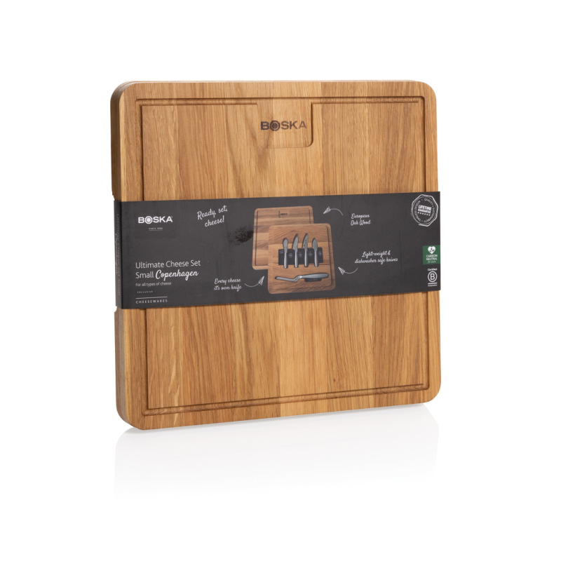 BOSKA Ultimate Cheese Set Small Copenhagen – súprava na syry hnedá 2