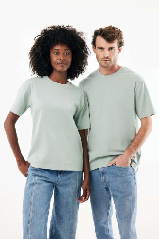 IQONIQ Nikko tričko z hrubej recyklovanej bavlny Iceberg green XXXL 14