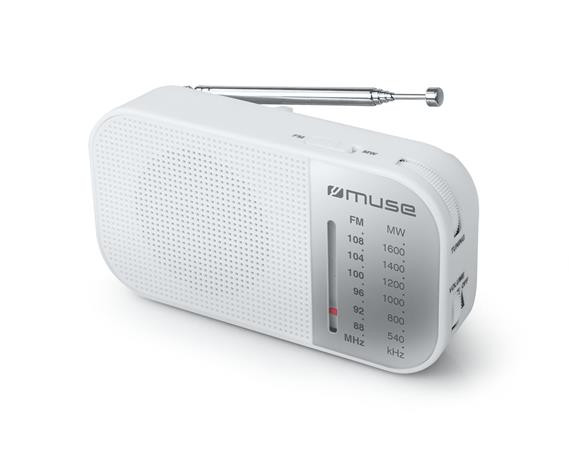 Prenosné rádio MUSE "M-025RW", biele 1